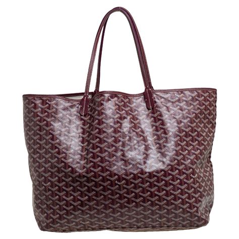 goyard burgundy bag|goyard saint louis bags.